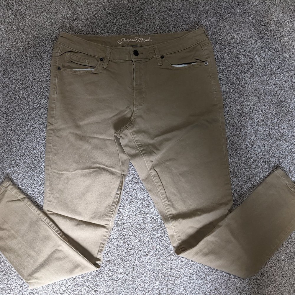 Universal Thread Khaki Colored Denim